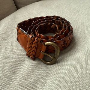 American Eagle Women’s Braided Leather Belt